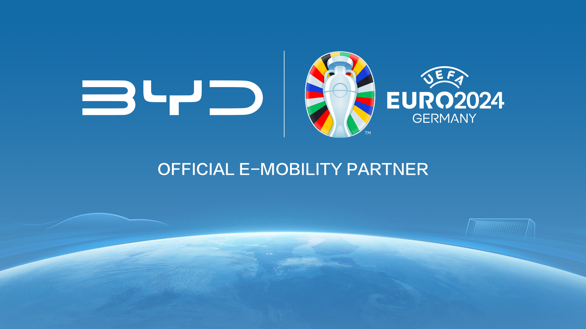 BYD demonstrates its European ambitions as Official Partner and Official E-Mobility Partner of UEFA EURO 2024™