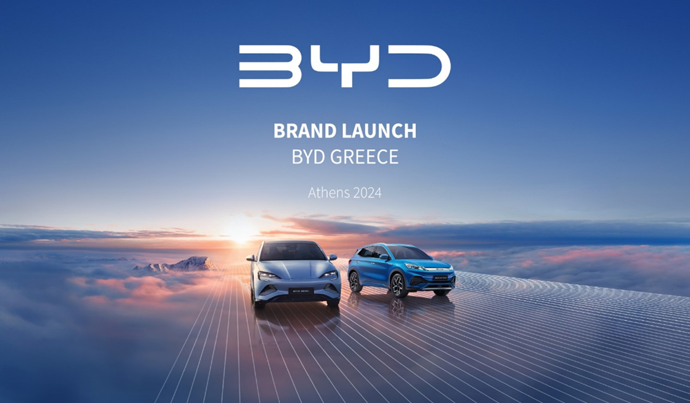 BYD Officially Debuts Electric Cars in the Greek Market